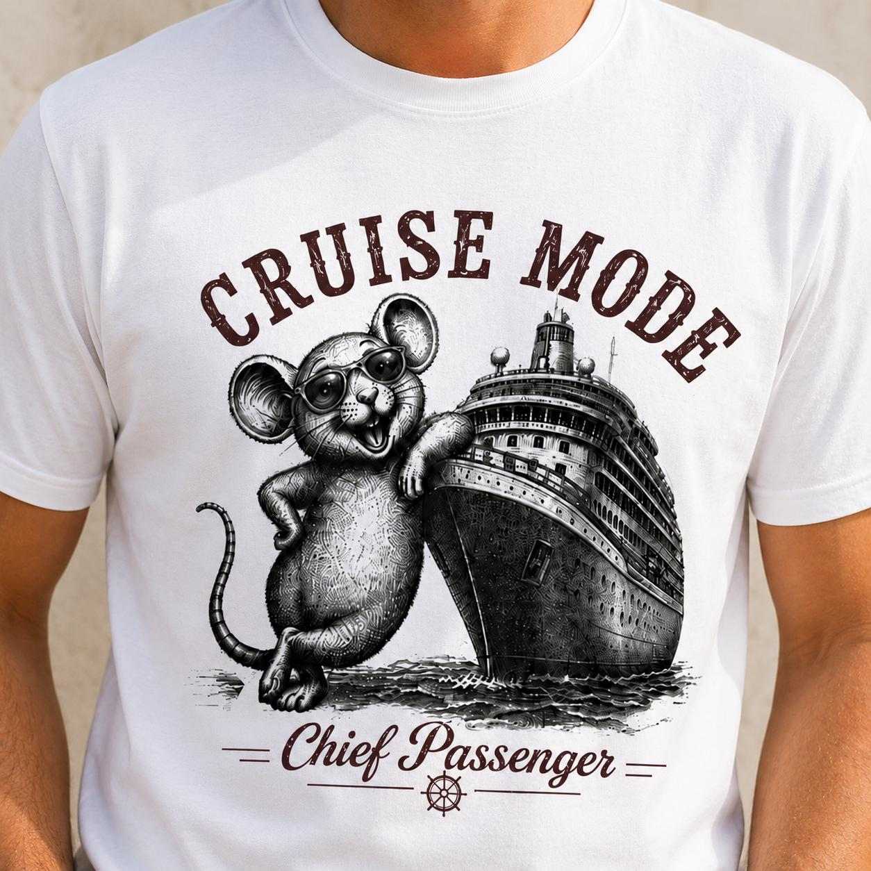 Hantavirus Cruise Mouse Shirt, Meme Unisex Tee Funny Cruise Ship Tee, Chief Passenger T-Shirt,
